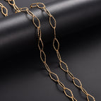 Gold 7mm Wide / 36cm 14inch