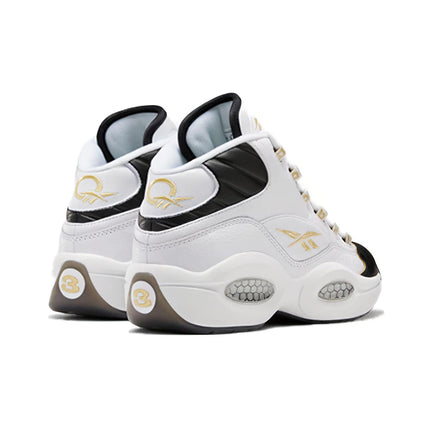 Reebok Question Basketball Shoes Unisex Mid Top White EF7599
