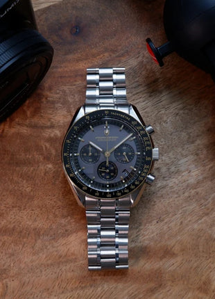 PAGANI DESIGN 2026 Nuovo Orologio da Uomo Moon, Orologio al Quarzo di Lusso per Uomo, Cronografo con Vetro Zaffiro AR, Impermeabile, Movimento VK63, Cinturino in Nylon