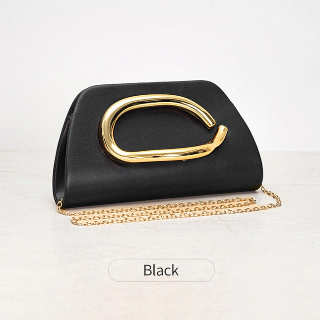 Gold Magnetic Closure Women Evening Bags Luxury Designer Handbag And Purse Party Banquet Chain Crossbody Bag Fashion ShoulderBag PlatiNum