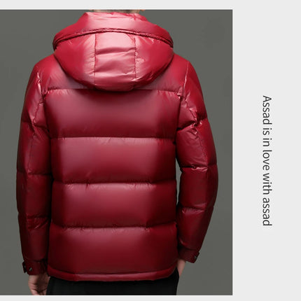 New arrival winter jacket 90% white duck down jackets men,mens thicken warm parkas winter down coat,autumn hooded parkas men