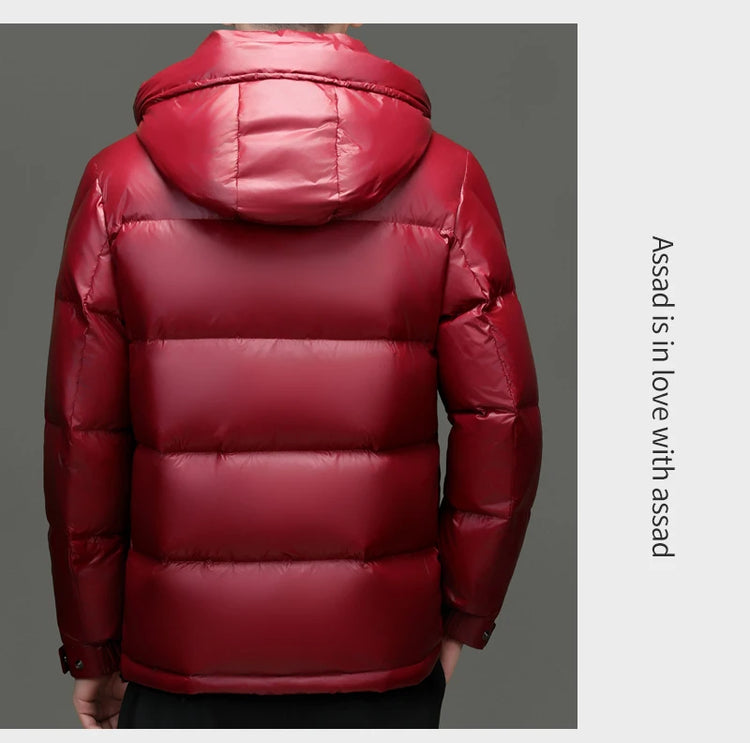 New arrival winter jacket 90% white duck down jackets men,mens thicken warm parkas winter down coat,autumn hooded parkas men