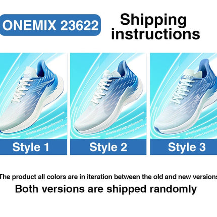 Scarpe da corsa con cuscino d'aria ONEMIX, sneakers sportive traspiranti per esterni, scarpe leggere da jogging e camminata PlatiNum