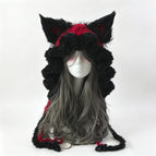 black red