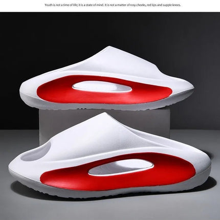 Pantofole in cocco Le donne indossano sandali Coppia fondo spesso Eva Step on Shit Feeling Home Home Pantofole di grandi dimensioni Scarpe - platinumshop