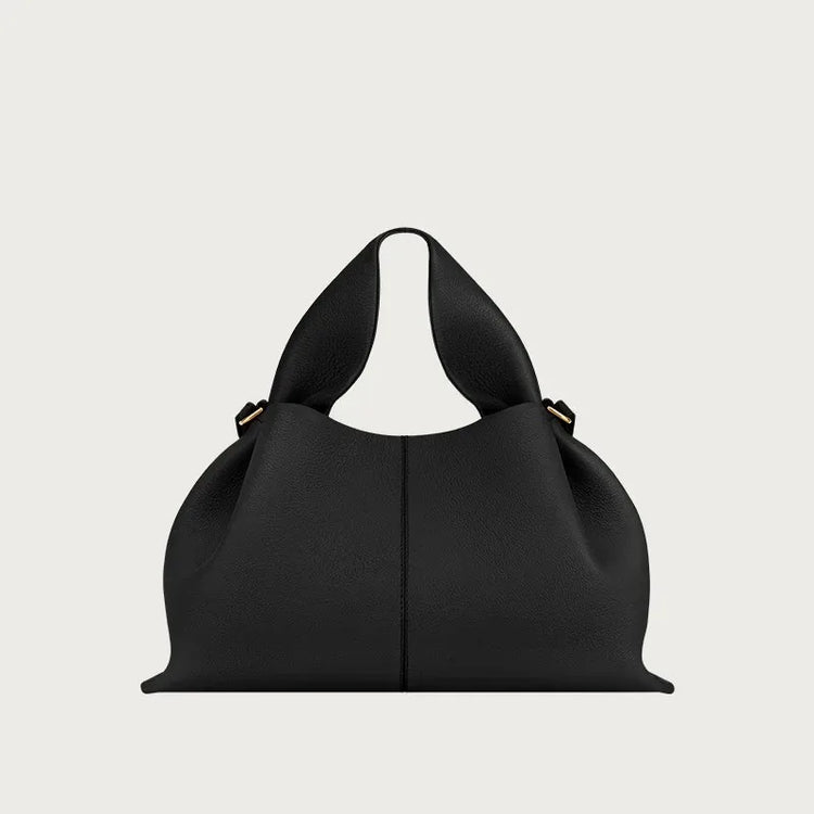 Borsa tote classica in tinta unita da donna, comoda ed elegante, stile vintage