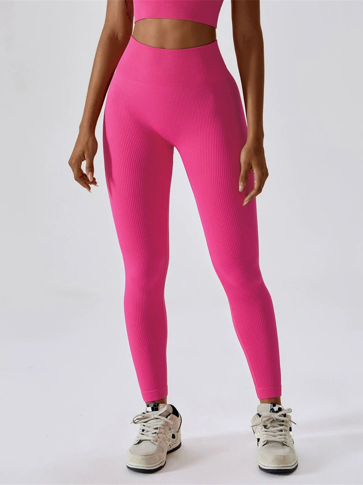 Women Yoga Pants High Waisted Sport Gym Fitness Leggings Women Seamless Female Legging Tummy Control Running Tights PlatiNum