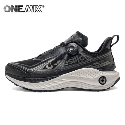 ONEMIX Autunno Inverno Outdoor Scarpe da corsa da fondo da uomo con assorbimento degli urti Scarpe da ginnastica da trekking da donna Caratteristiche resistenti all'usura PlatiNum