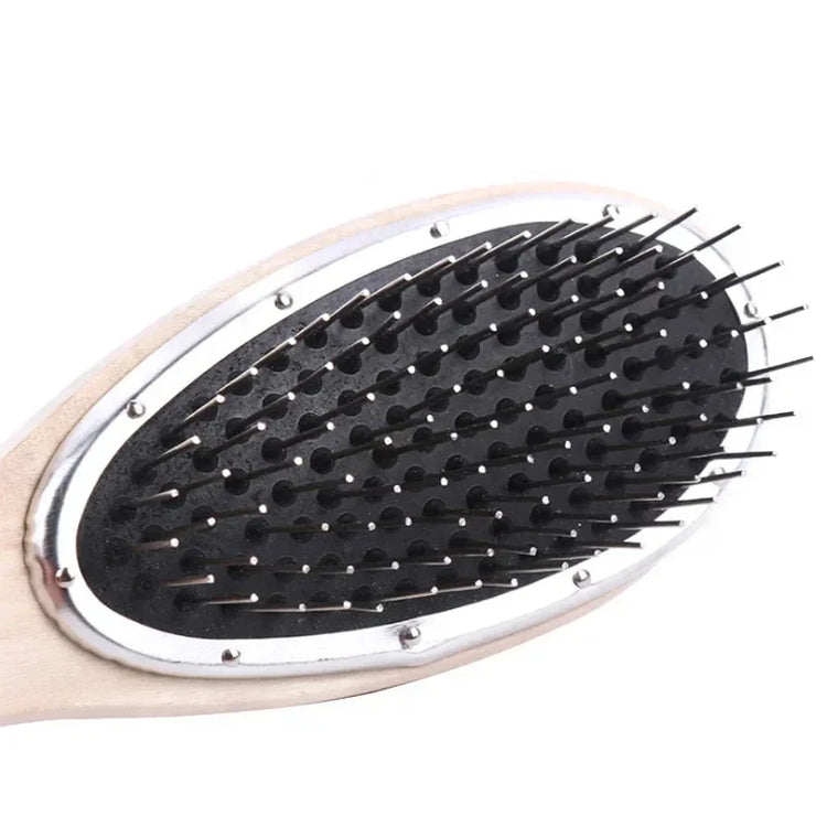 Professional Detangling Steel Comb - Anti-Static Wig Brush for Hair Extensions Styling Training Tool 2028
