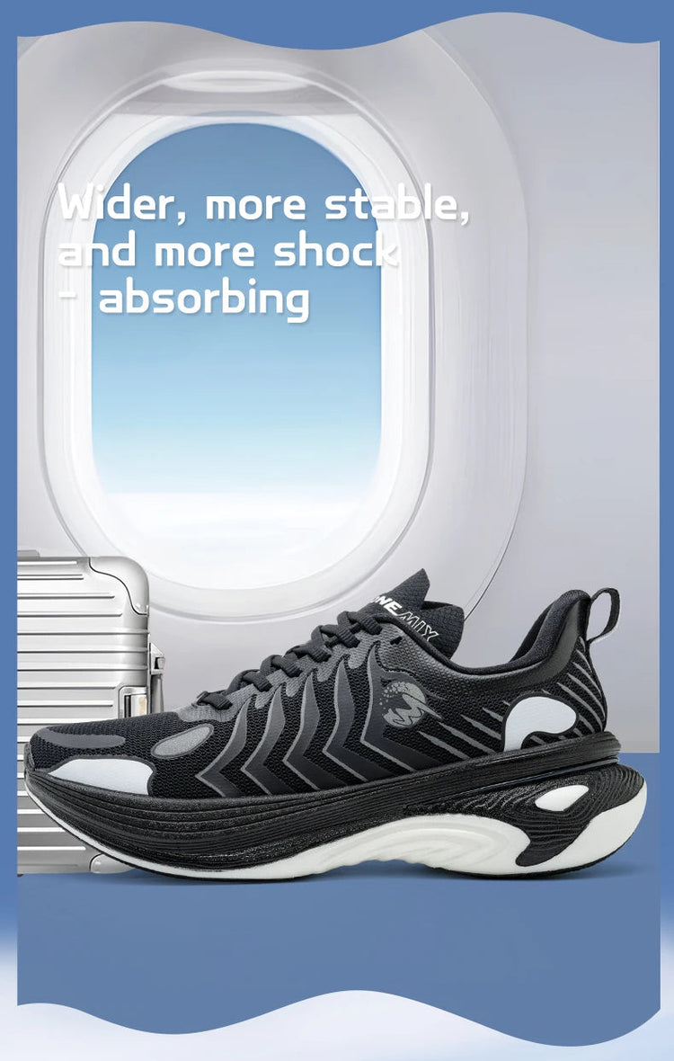 ONEMIX nuove scarpe da corsa Orca per uomo Cushion Training Outdoor Athletic Sport Shoes Sneakers invernali da uomo antiscivolo resistenti all'usura PlatiNum