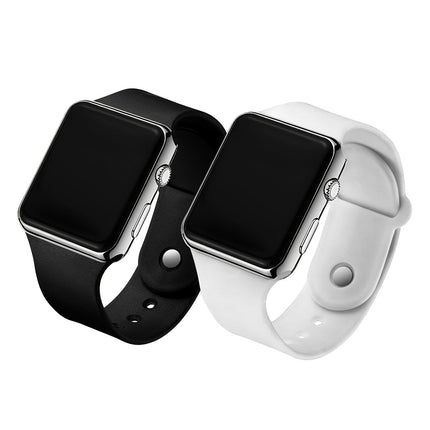 2 pezzi orologio per coppie display a LED orologio elettronico sportivo orologio da polso digitale in silicone per donna uomo regalo di San Valentino per lei platinumshop