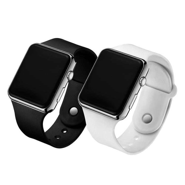 2 pezzi orologio per coppie display a LED orologio elettronico sportivo orologio da polso digitale in silicone per donna uomo regalo di San Valentino per lei platinumshop