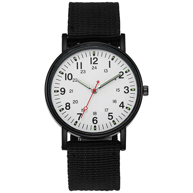 Orologio da polso sportivo al quarzo da polso da uomo con cinturino in Nylon luminoso orologi da polso resistenti agli urti platinumshop