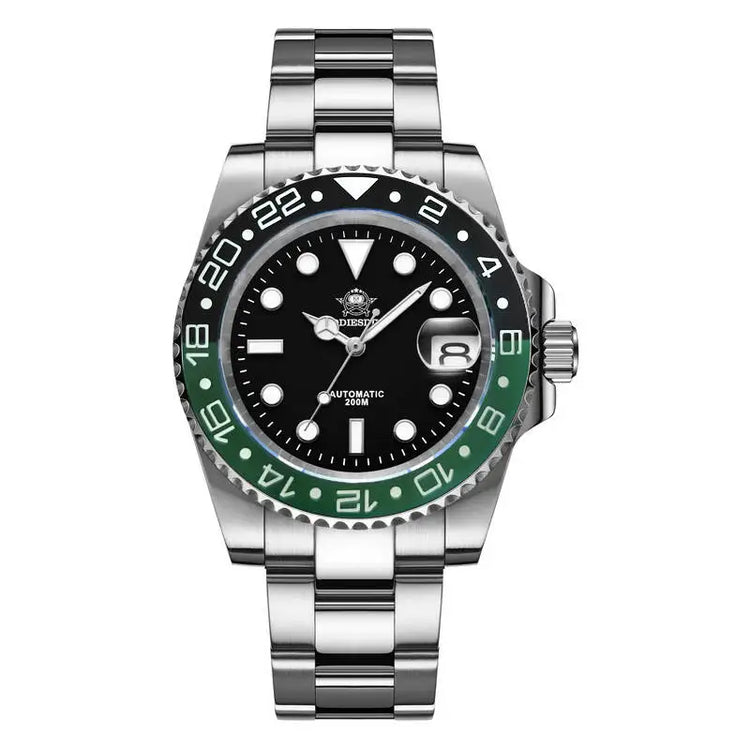 ADDIESDIVE Men's Watch NH35 Automatic Luxury Sapphire Crystal 200m Waterproof Luminous Date Stainless Watches Relogios Masculino