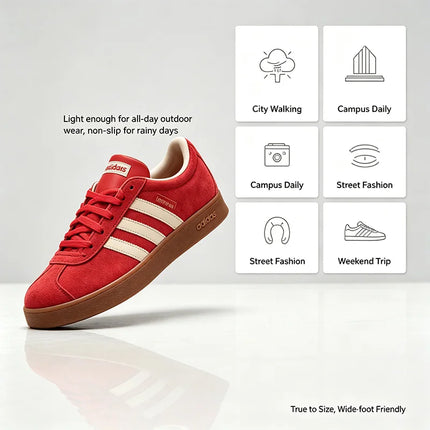 Adidas Samba Originals VL COURT 2.0 Sneakers classiche Scarpe da corsa unisex Comfort Trazione durevole Scarpe casual da esterno KK3774