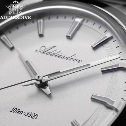 ADDIESDIVE AD2066 Men's Luxury Watch VH31 10Bar Waterproof BGW9 Super Luminous 316L Stainless Steel Reloj Hombre Quartz Watches
