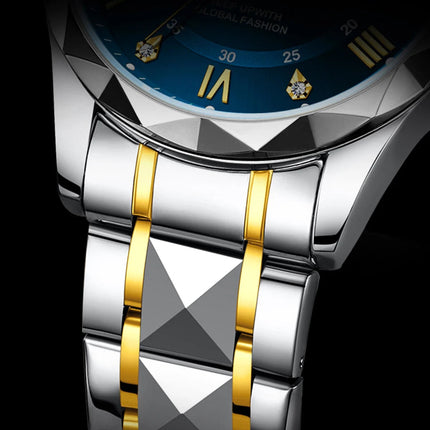 BANGWEI Orologio da donna elegante e lussuoso al quarzo, orologio da polso classico e semplice in acciaio inossidabile, con data automatica, impermeabile, con diamanti platinumshop