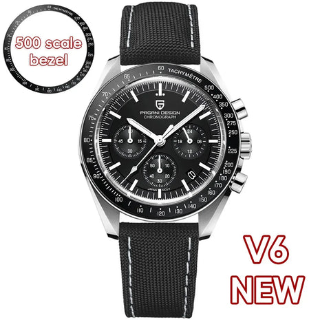 2026 Nuovo PAGANI DESIGN 1701 V5 Orologi da uomo Orologio al quarzo di lusso da uomo Sport Cronografo velocità AR Vetro zaffiro 100M Impermeabile