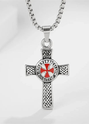 Vintage Christian Ice Crystal Jesus Head Pendant Necklace for Men and Women Cross Catholic Amulet Jewelry PlatiNum