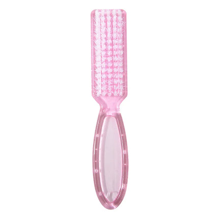 Cleaning Nail Brushes Transparent Long Handle Soft Remove Dust Nail Brushes Multifunctional Five Color Manicure Pedicure Tools