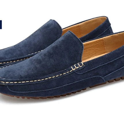 Mocassini da uomo in pelle scamosciata di lusso 2022 scarpe casual da uomo scarpe da barca fatte a mano da uomo Slipon scarpe da guida mocassini maschili Zapatos