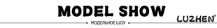 LUZHEN Street Wear Sports Two-piece Sets Men's Fashion Autumn 2025 New Color Contrast Splicing Loose Casual Pants Hoodies JY3686 PlatiNum