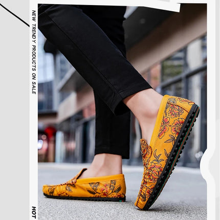 Scarpe da uomo in pelle rosa Designer di lusso Mocassini da uomo casual Mocassini da uomo Traspirante Slip On Flats Guida Zapatillas Hombre