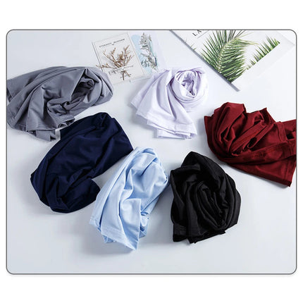 2024 Men's Thin Short Sleeve Ice Silk Without Summer Solid Color T Shirt Trace Slim V-neck Bottoming Seamless Short Sleeve PlatiNum