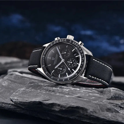PAGANI DESIGN Nuovo Orologio da Uomo di Lusso al Quarzo con Vetro Zaffiro AR, Cronografo Sportivo Impermeabile 500 ATM, Movimento Giapponese, Luminoso, in Acciaio 316L