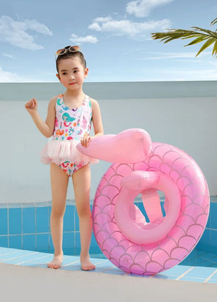Rooxin Flamingo Nuoto Cerchio Bambino Infantile Galleggiante Piscina Anello di Nuoto Con Parasole Sedile Galleggiante Estate Spiaggia Piscina Festa Giocattoli