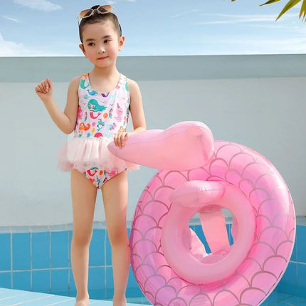 Rooxin Flamingo Nuoto Cerchio Bambino Infantile Galleggiante Piscina Anello di Nuoto Con Parasole Sedile Galleggiante Estate Spiaggia Piscina Festa Giocattoli