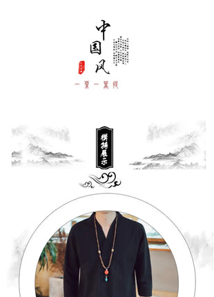 Kimono estivo stile giapponese manica corta uomo nuovo cotone a mezza manica lino traspirante abbigliamento uomo t-shirt giapponese Yukata top