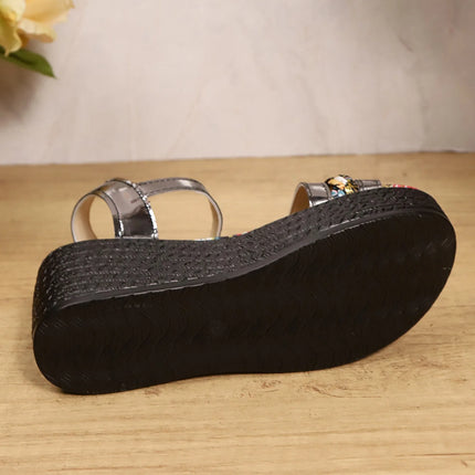 Women's Wedge Sandals 2026 New Summer Collection High-Quality Designer Shoes Casual Outdoor Platform Sandals for Women
