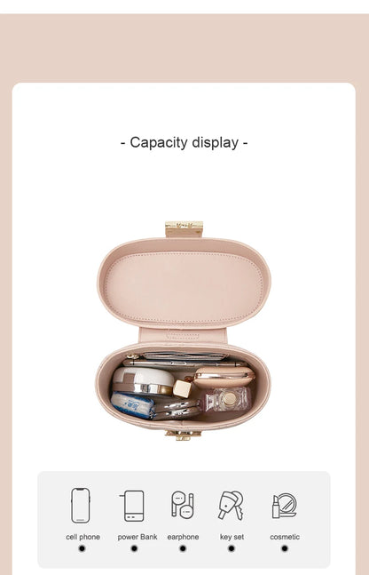 FOXER Split Leather Women's Box Mini Handbag Fashion Brand Crossbody Shoulder Bag Lady Messenger Bag Elegant Small Tote