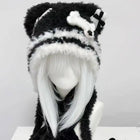Cute Snow Leopard Ear Warmer for Ladies Chic Outdoor Windproof Ear Protection Hats Fluffy Warm Ear Caps Autumn Winter Head Hat