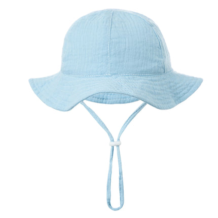 3-18 mesi Cappello da pescatore per bambini Cappello da pescatore per bambini da esterno per protezione solare Ragazzi Ragazze Cappello Panama in cotone Cappello da pescatore per bambini da spiaggia unisex