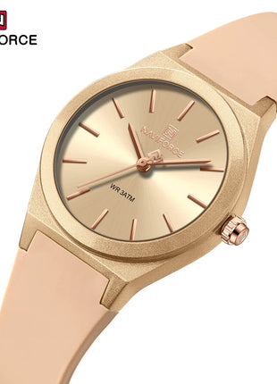 NAVIFORCE 2025 Orologi moda donna Orologio al quarzo Sport Cinturino in silicone Orologi da polso da donna Orologio semplice Regalo relogios feminino platinumshop