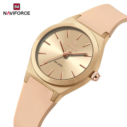 NAVIFORCE 2025 Orologi moda donna Orologio al quarzo Sport Cinturino in silicone Orologi da polso da donna Orologio semplice Regalo relogios feminino platinumshop