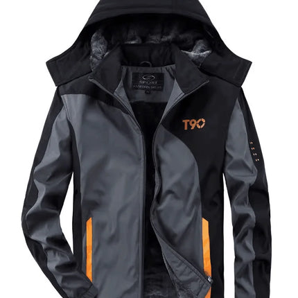 Autumn Winter Tracksuit Men Sets Sportswear Thick Warm Plus Velvet Sport Suit Hoodies+Sweatpants Men Brand Clothing Sweat Suit