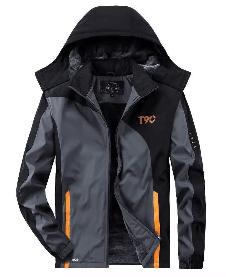 Autumn Winter Tracksuit Men Sets Sportswear Thick Warm Plus Velvet Sport Suit Hoodies+Sweatpants Men Brand Clothing Sweat Suit