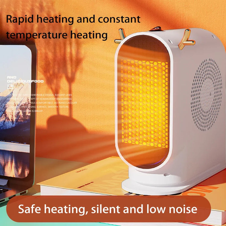 Electric Heater Winter Warmer Household Desktop Heater Fan Adjustable Thermostat Room Heater Home Appliance Heating Stove