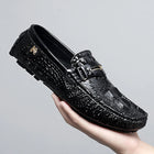 Scarpe Italiane Formali da Uomo, Mocassini in Pelle Fatti a Mano, Scarpe Casual Eleganti Slip-on, Comode Calzature di Lusso per Uomo