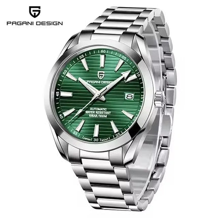 PAGANI DESIGN A150 40MM Orologio meccanico automatico da uomo con vetro zaffiro, sportivo, subacqueo, in acciaio inossidabile, impermeabile, per uomo