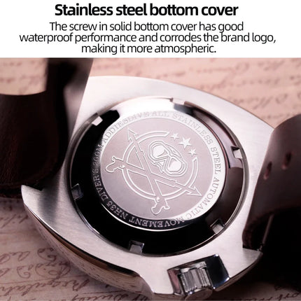 ADDIESDIVE Men's Watch Sapphire Glass Stainless Steel NH35 Automatic Mechanical Watch BGW9 Luminous 200m Waterproof Dive Watch