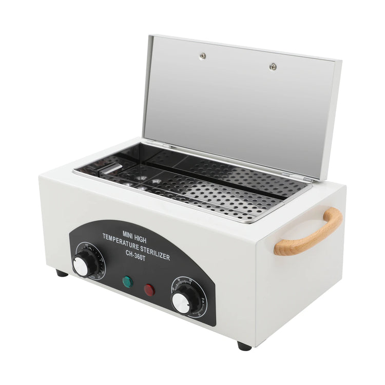 300W Metal Disinfection Cabinet, High Temperature Nail Tool Sterilizer, 31*20.5*17.5cm Cleaning Machine For SPA Salon Barber, Beauty Salons, Home
