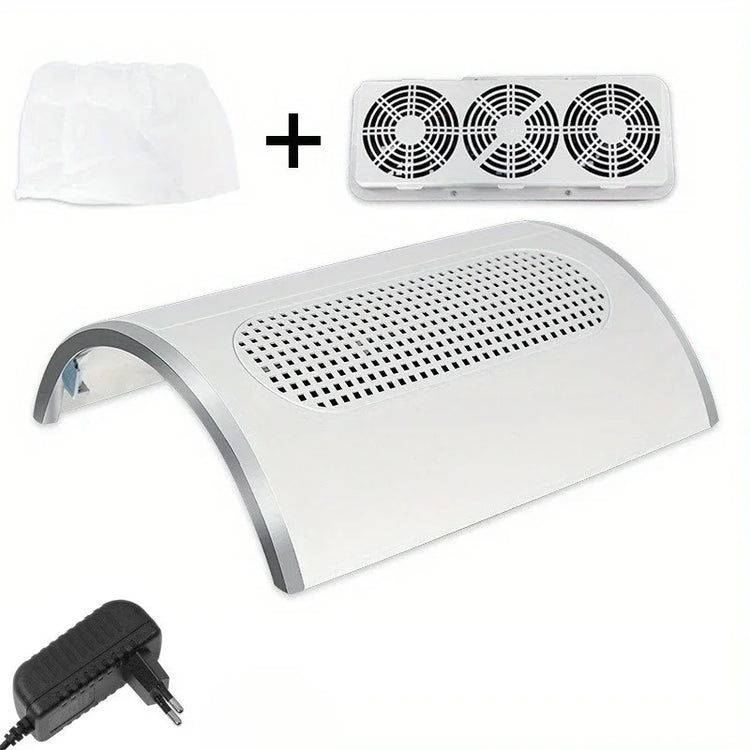 Nail Grinding Polishing Dust Collector Desktop Adjustable Speed Vacuum Device For Home Salon Nail Art Sessions