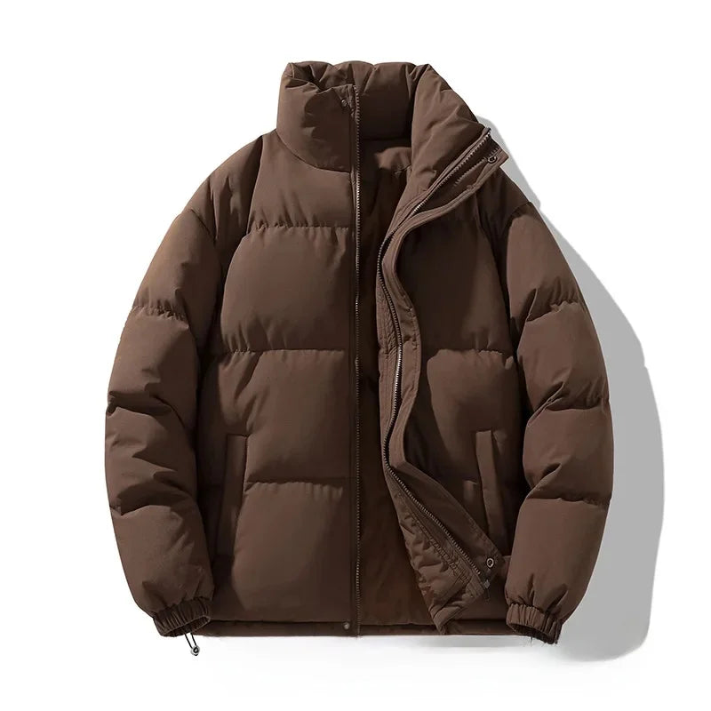 New 2025 Winter National Standard Men's down Jacket Thickened Short Fashionable Outerwear Durable Summer Thin Material