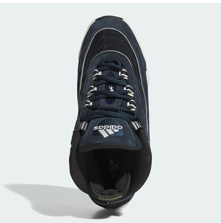 Scarpe da basket ammortizzate durevoli mid-top da uomo originali Adidas a tre strisce ufficiali IF2100