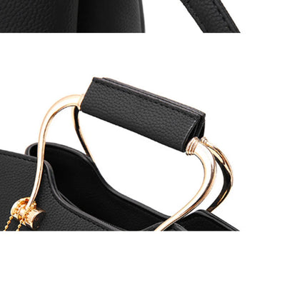 Yogodlns Luxury Pendant Handbag For Women PU Leather Tassel Shuolder Bag Designer Handle Bag Brand Shopping Mommy Shoudler Bag PlatiNum