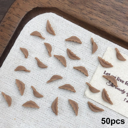 Delicate Dark Red Brown White Rose Flower Leaf Lily Tender Camellia Nail Charms Art Resin Decorations Manicure Tools Accessories
